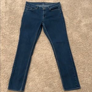 NY&Co Size 12 Curvy Skinny Fit Dark Denim Jeans